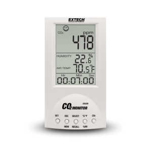 Máy đo khí CO2, nhiệt độ không khí và độ ẩm để bàn EXTECH CO220