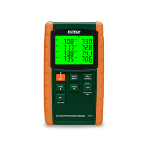Máy ghi dữ liệu nhiệt độ 12 kênh Extech TM500