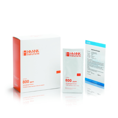 Dung Dịch Hiệu Chuẩn TDS 800 mgL (ppm), Hộp 25 gói 20mL HI70080P