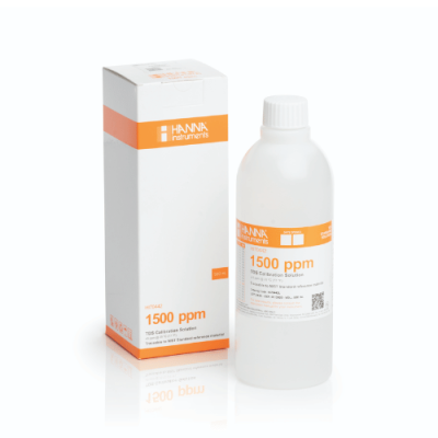 Dung Dịch Hiệu Chuẩn TDS 1500 mgL (ppm), Chai 500mL HI70442L