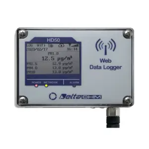 Máy ghi dữ liệu web về vật chất dạng hạt Delta OHM HD50PM