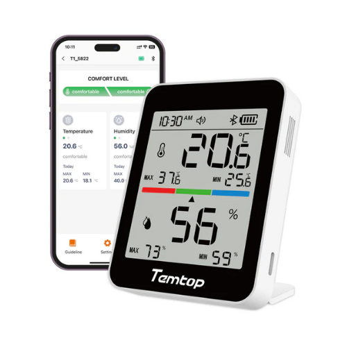 Máy đo Nhiệt độ Và độ ẩm Temtop T1